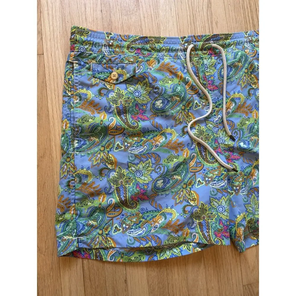 Polo Ralph Lauren Tropical Hawaiian Style Men’s Swim Shorts Light size Large